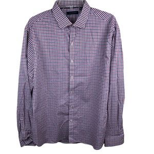 7Diamonds Button Down Shirt Red White Blue Men’s XL